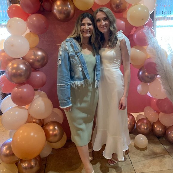 Show Me Your MuMu Garden Midi Bridesmaid Dress Ivory Luxe Satin Size XS - Picture 4 of 4